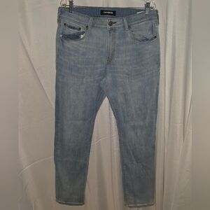 Express Slim Men’s Jeans in Light Blue Wash